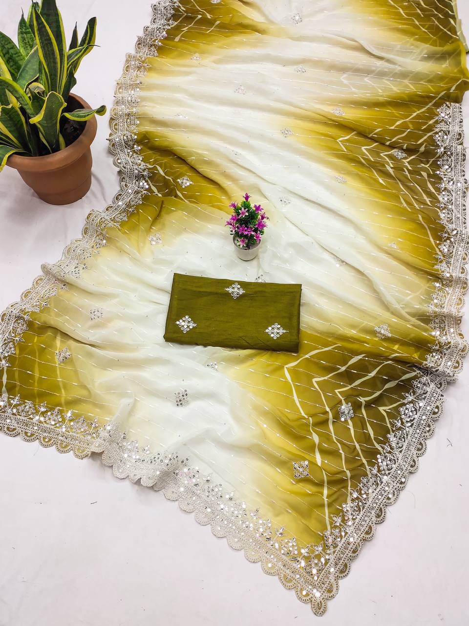 BT 1209 Embroidery Georgette Party Wear Sarees Wholesale Shop In Surat